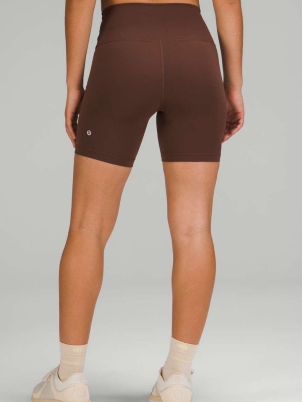 lululemon athletica Brown High-Rise Athletic Bike Shorts - Picture 3 of 6